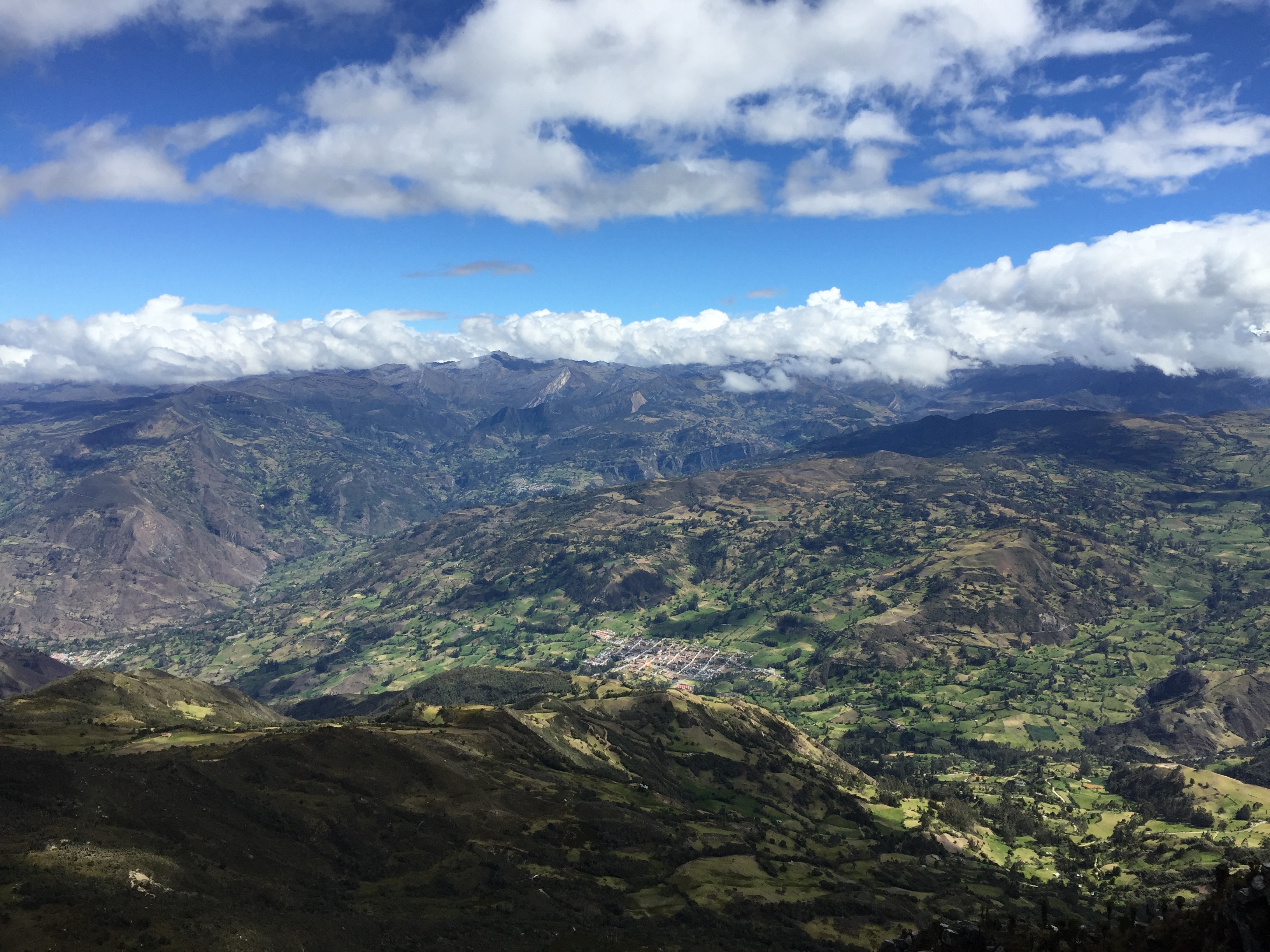 El Cocuy and the surrounding valley