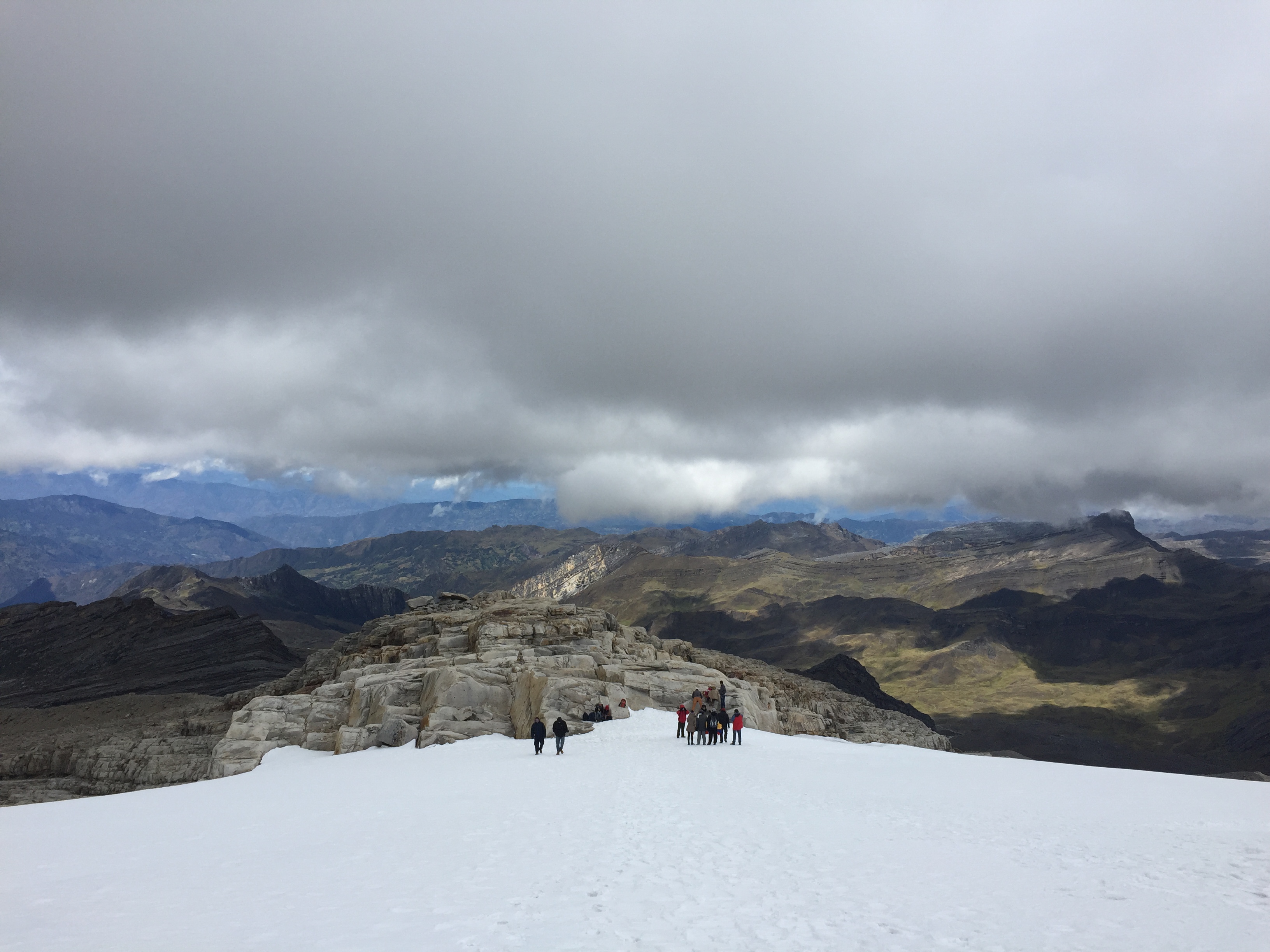 On the glacier of the Sierra Nevada del Cocuy